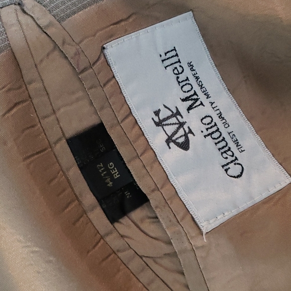 Claudio Morelli Beige Blazer Size 44R - Picture 5 of 5